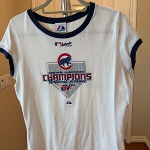 Majestic Women's Short-Sleeve Chicago Cubs Top